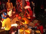 on his kit