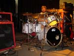 on his kit